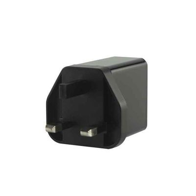 Carregador de parede USB-C e USB-A de 2 pinos da UE, adaptador de energia de 45W com duas portas para laptop, tablet e smartphone