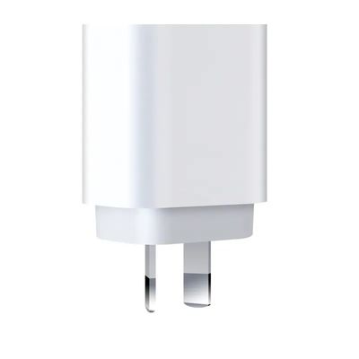Carregador de parede AU 2-Pin USB-C, adaptador de alimentação tipo-C rápido de 30W para smartphones, tablets e laptops pequenos