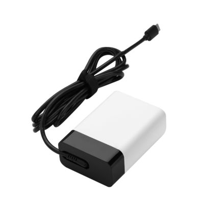 Adaptador de energia USB-C de 60W com cabo fixo, carregador de parede Type-C de alta velocidade para laptop, tablet e smartphone