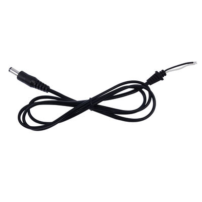 Cabo Pigtail de Plugue DC Macho para Fio Estanhado 5,5x2,1mm para Fonte de Alimentação de 12V
