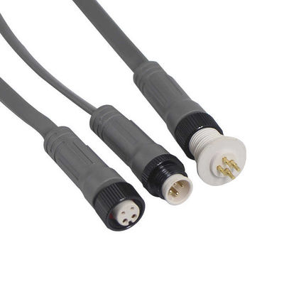 Cable de extensão de energia de 5 pines DC de homem para mulher 12V 24V