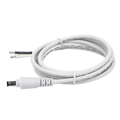 Plugue DC Macho / Tomada Fêmea para Terminação de Fio Desencapado Estanhado - Conector de Alimentação de 5,2 mm x 2,1 mm para CCTV, LED, Aplicações DIY