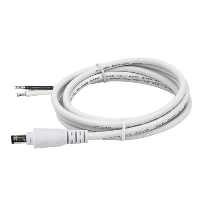 Plugue DC Macho / Tomada Fêmea para Terminação de Fio Desencapado Estanhado - Conector de Alimentação de 5,2 mm x 2,1 mm para CCTV, LED, Aplicações DIY