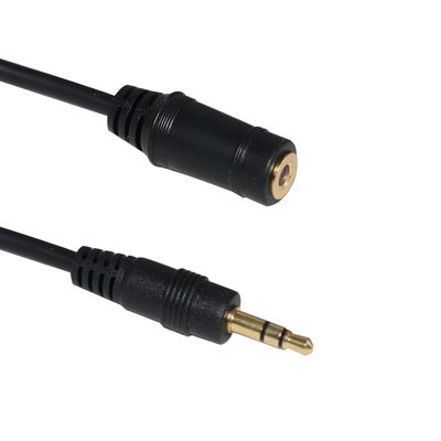 Cabo de extensão de áudio estéreo macho para macho de 3,5 mm para fones de ouvido