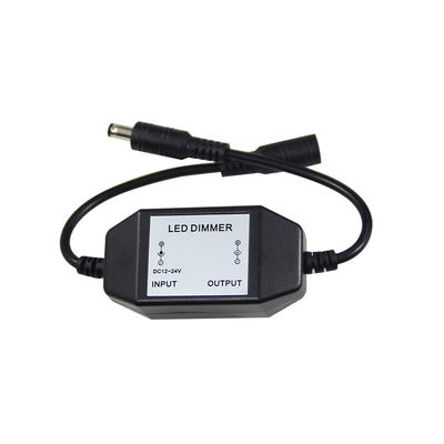 Cabo de extensão DC 12V/24V com interruptor dimmer em linha 5,5x2,1mm