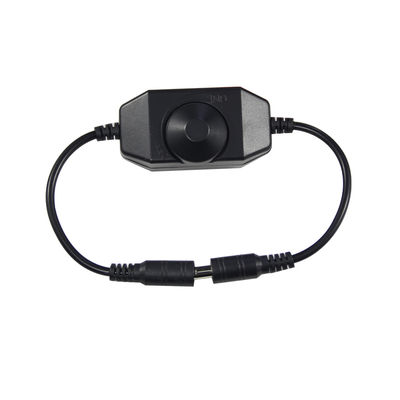 Cabo de extensão DC 12V/24V com interruptor dimmer em linha 5,5x2,1mm