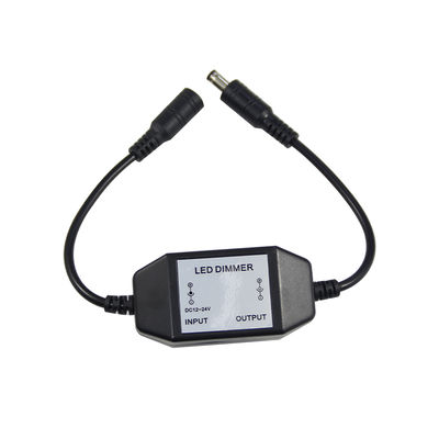 Cabo de extensão DC 12V/24V com interruptor dimmer em linha 5,5x2,1mm