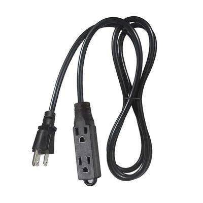 Cabo de extensão de energia NEMA 5-15P para tomada única 125V 13A