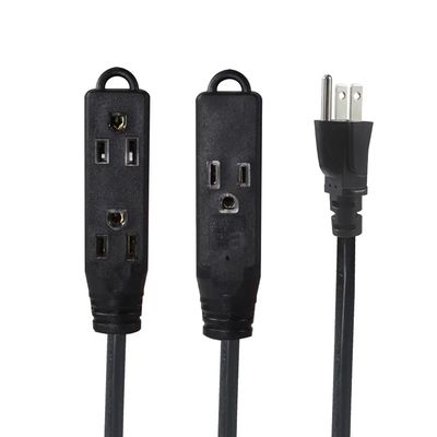 Cabo de extensão de energia NEMA 5-15P para tomada única 125V 13A