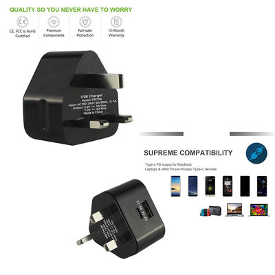 África do Sul S.A. Plug-to-USB-C Cable de carregamento 5V 9V 12V