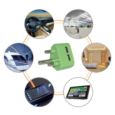 Carregador de Parede SA Plug Dual USB-A 5V 2.4A para Dispositivos Móveis