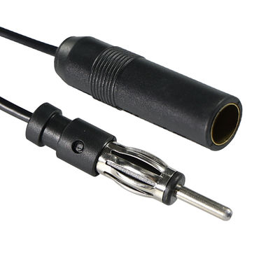 Cable de extensão de antena de carro DIN de macho para fêmea para estéreo AM FM