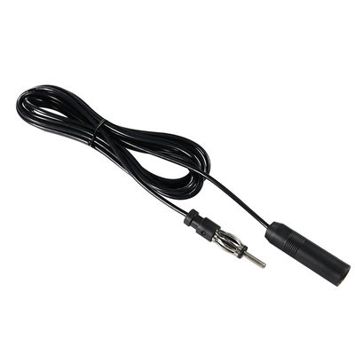 Cable de extensão de antena de carro DIN de macho para fêmea para estéreo AM FM