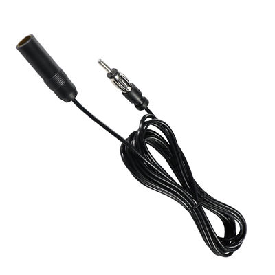 Cable de extensão de antena de carro DIN de macho para fêmea para estéreo AM FM