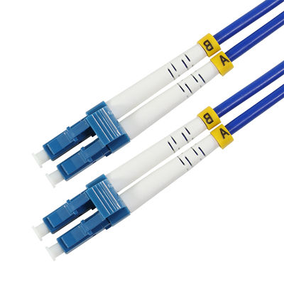Cabo Patch de Fibra Óptica Multimodo OM3 Duplex LC para LC 50/125μm