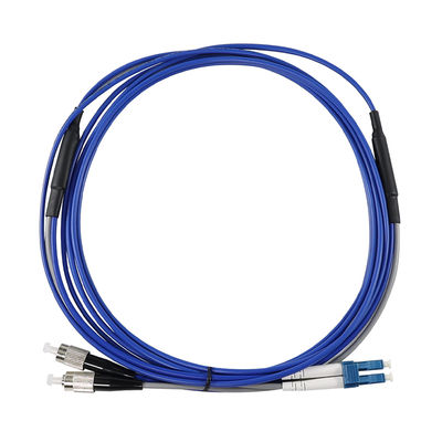Cabo Patch de Fibra Óptica Duplex OM3 LC para ST 50/125μm