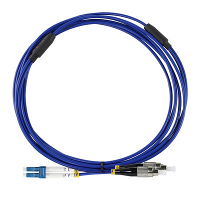 Cabo Patch de Fibra Óptica Duplex OM3 LC para ST 50/125μm