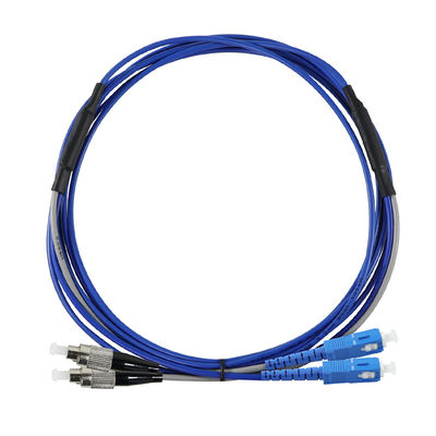 Cabo Patch de Fibra Multimodo Duplex OM3 ST para SC 50/125μm