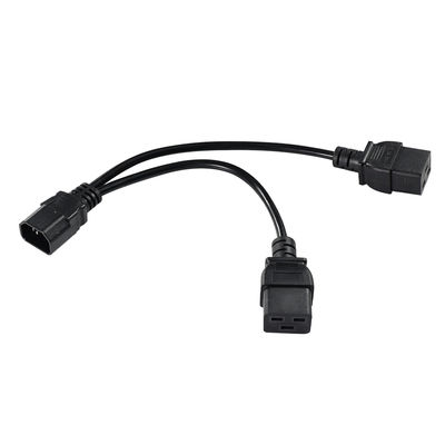 Cabo divisor de energia IEC 60320 C14 para Duplo C19 para Racks de Servidor