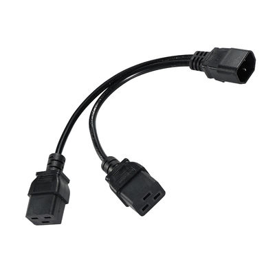 Cabo divisor de energia IEC 60320 C14 para Duplo C19 para Racks de Servidor