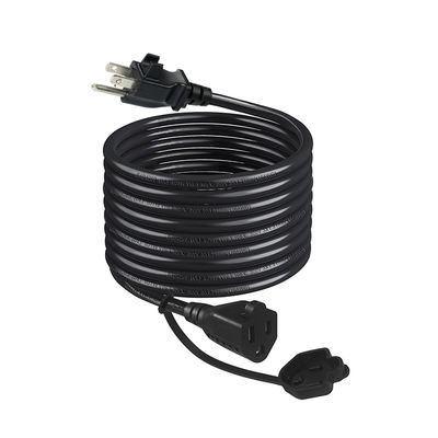 NEMA 5-15P para cabo de extensão de saída com clipe de cabo 14AWG