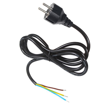 EU CEE 77 Cabo de alimentação AC com extremidades de tira para equipamentos industriais