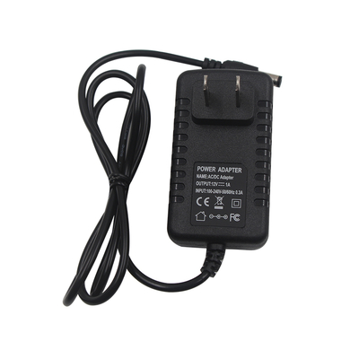 12V 1A Adaptador de alimentação por enchufe 100-240V Entrada AC