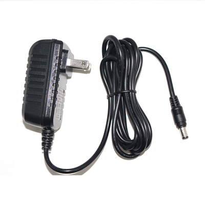 12V 1A Adaptador de alimentação por enchufe 100-240V Entrada AC