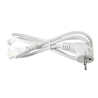 Cabo de alimentação EU Plug para IEC C5 - Cabo AC Europeu de 2 pinos para adaptador de laptop, notebook, projetor, conector trevo 2.5A 250V