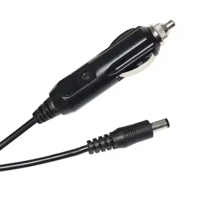 Cabo de alimentação de isqueiro de carro de 12V para DC5521 para câmera de painel GPS