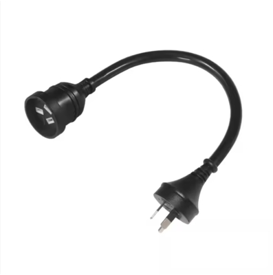 Cabo de extensão australiano de 3 pinos 10A/15A com cabo de PVC aprovado pela SAA