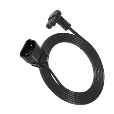 Cabo de alimentação C7 para C18 em ângulo reto, fêmea para fêmea, 10A 250V