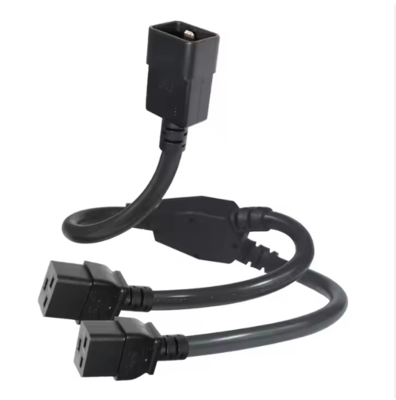 Cable de divisão de energia C20 para duplo C19 250V 16A Força pesada