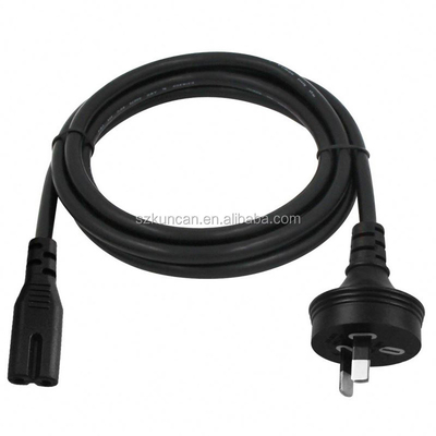 AU 2Pin para IEC C7 Cordão de alimentação H03VV-F 0,75mm2 Cobre