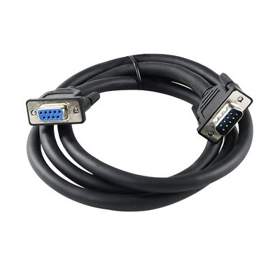 DB9 Cabo de extensão de macho para fêmea 9 pin RS232 Serial Straight Through Cord para comunicação de dados Máquina CNC PLC