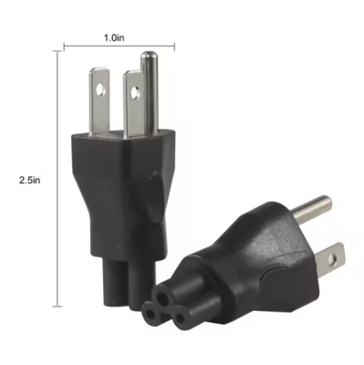 NEMA 5-15P para IEC C5 Cabos de adaptador de alimentação para portáteis