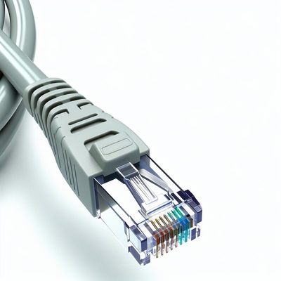 Cabo LAN Cat6 UTP de 10 pés 24AWG Cobre Nu Conector RJ45