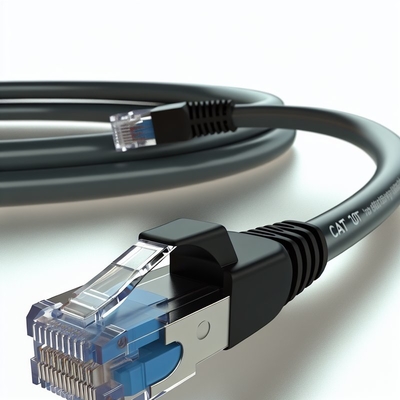 Cabo LAN Cat6 UTP de 10 pés 24AWG Cobre Nu Conector RJ45