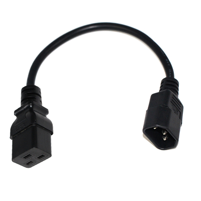 IEC C19 a C14 Cabo de alimentação 18-14AWG PVC Jacket