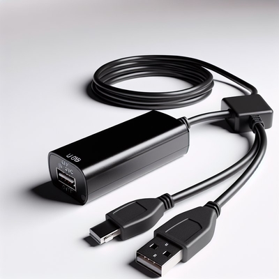 Cabo Booster USB OBD de 5V para 12V com Proteção contra Curto-Circuito