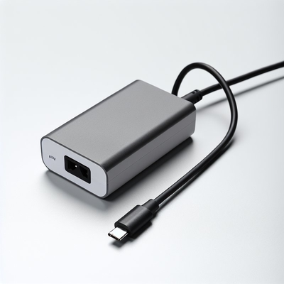 Adaptador de fonte de alimentação para computador de 65 W com fio de carregamento tipo C 100-240 V