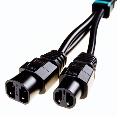 Cabo divisor de energia C20 para Duplo C13 250V 15A para Data Centers