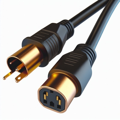 Cabo de alimentação IEC C5 para C14 10A 1,8m Cabo de cobre nu