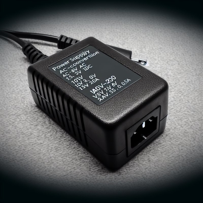 Adaptador de fonte de alimentação AC para DC 100-240V 5V 12V 1A 2A com proteções de segurança