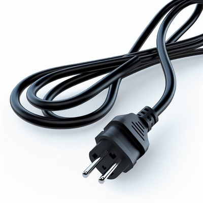 Cabo de alimentação IEC C19 para C20 1,5m, revestimento em PVC, 220V, ficha EU