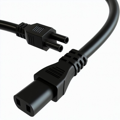 Cabo de alimentação IEC C5 para C14 1,8m 16AWG Preto para computador