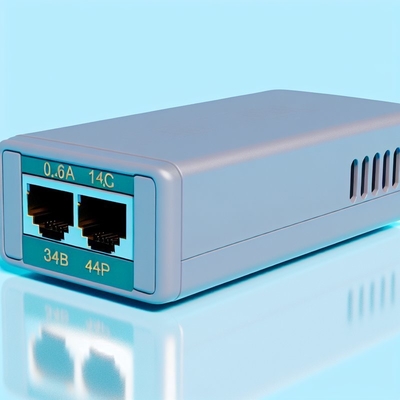 0.4A 1000Mbps POE Injector Splitter 12V 24V 48V Adaptador de alimentação por Ethernet