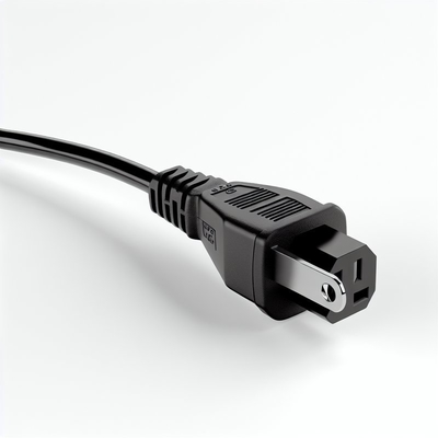 Cabo de alimentação CA NEMA 5-15 para IEC C15 16AWG-18AWG para computadores