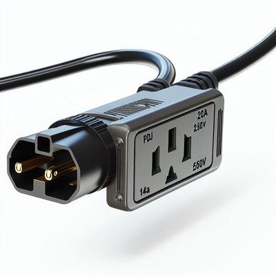 Cabo de alimentação de C19 a C20 20A cabo de PVC de 250V 0,8M
