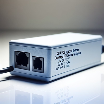 Divisor Injetor POE 48V com 2 Portas Ethernet 10/100/1000Mbps
